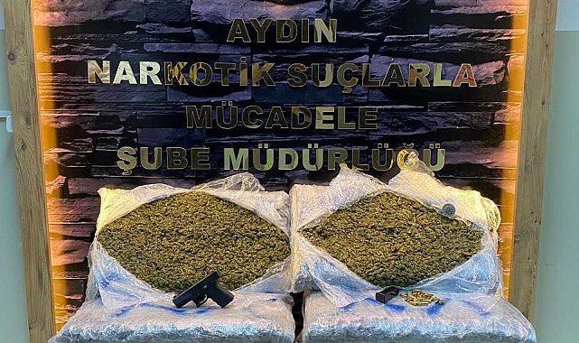 Aydın'da operasyonda 75 kilogram uyuşturucu ele geçirildi