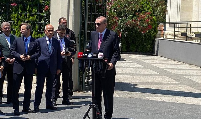 Cumhurbaşkanı Erdoğan, "NATO mutabakatına YPGPYD ve FETÖ'nün girmiş olması başarıdır"