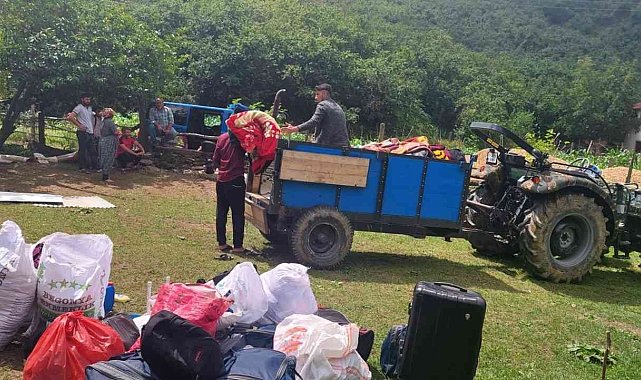 Düzce'de 364 kişi tahliye edildi