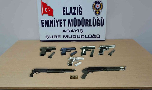 Elazığ'da asayiş ve şok uygulamalarında 128 şüpheli yakalandı