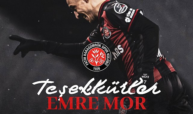 Fatih Karagümrük'ten Emre Mor'a veda mesajı