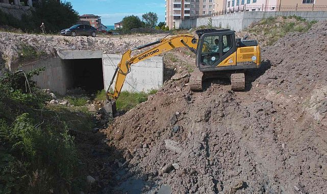 Fatsa'da dere yatakları temizleniyor