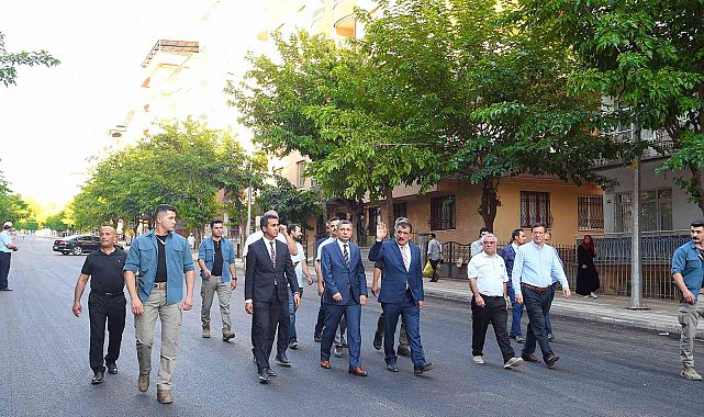 Gürkan İpek Caddesi'nde incelemelerde bulundu