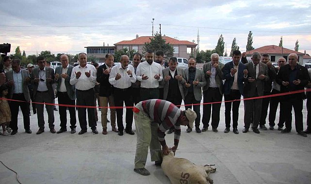 Karaman'da merhum Ziraat Odası Başkanı Recep Muğlu'nun ismi satış mağazasına verildi