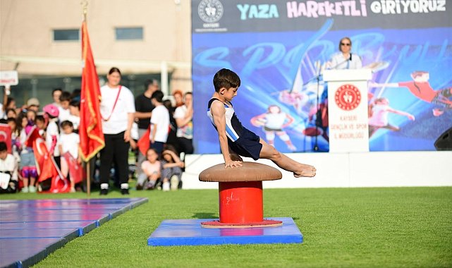 Kayseri'de GSB Yaz Spor Okulları açıldı