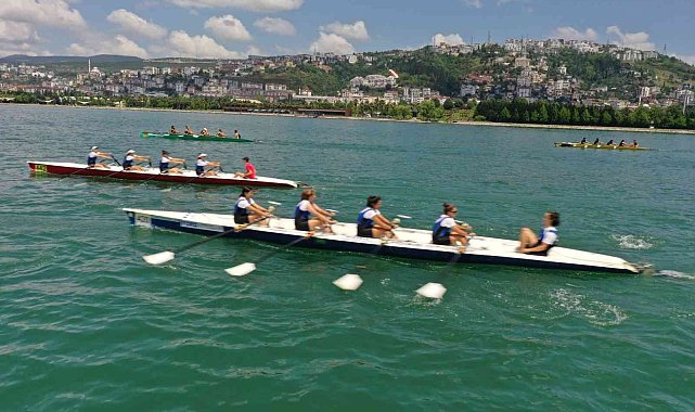 Körfez Kupası Kürek Yarışları'nda kazanan İzmit Sümerspor