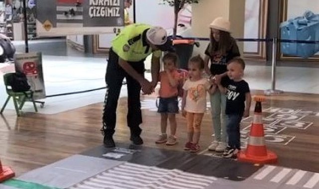 Kütahya'da 4 saatte 163 çocuğa 'Güvenlik trafik eğitimi'