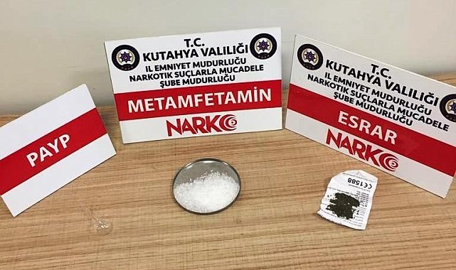 Kütahya'da bekçiler şahsın üzerinde uyuşturucu ele geçirdi