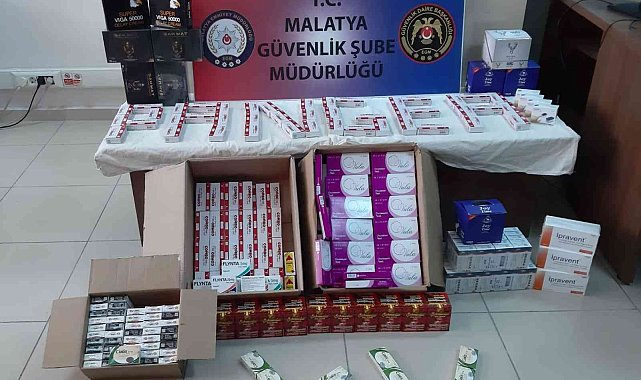 Malatya'da bin 711 adet kaçak cinsel içerikli ürün ele geçirildi