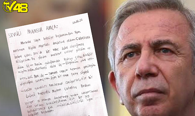 Mansur Yavaş'ın minik Ilgın'la mektuplaşması gönülleri fethetti