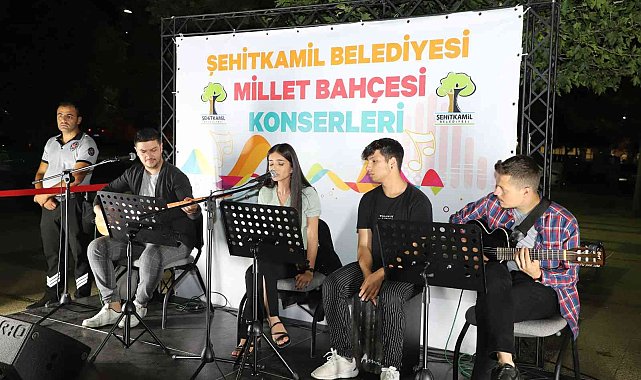 Şehitkamil'deki yaz konserleri büyük ilgi gördü