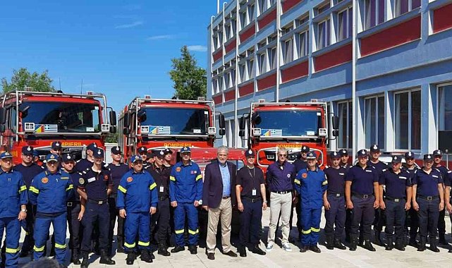 Yunanistan'a Avrupalı itfaiyecilerden destek