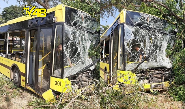 BELEDİYE OTOBÜSÜ KAMYONETE ÇARPTI 2'Sİ AĞIR 21 YARALI!