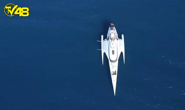Bodrum'daki yat merak konusu oldu! 