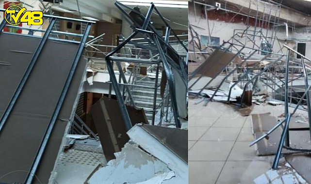 İstanbul'da adliyede büyük panik! Tavan çöktü, su boruları patladı