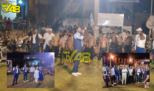 Milas'ın Çomakdağ/Kızılağaç Meydanında Güreş Başladı