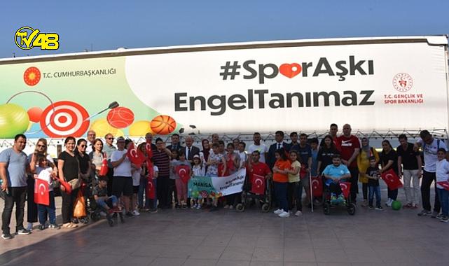 Muğla'da engelli öğrencilere spor malzemeleri dağıtıldı