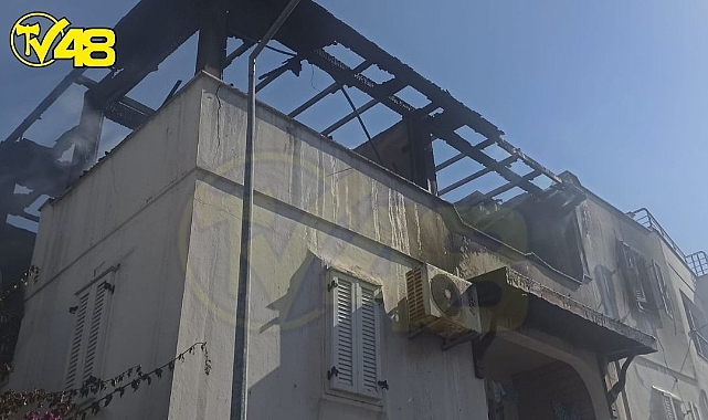 Bodrum Bahçelievler'de Yangın: İkinci Kattan Aşağı Atladı!