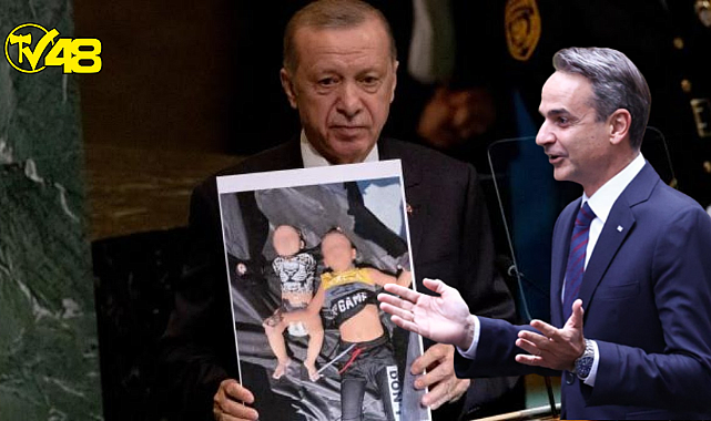Cumhurbaşkanı Erdoğan'ın kürsüden gösterdiği, boğularak ölen bebeklerin fotoğrafı Miçotakis'i rahatsız etti: Kendisine yanıtımı cuma günü vereceğim