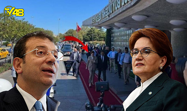 Ekrem İmamoğlu Meral Akşener'i Böyle Karşıladı...