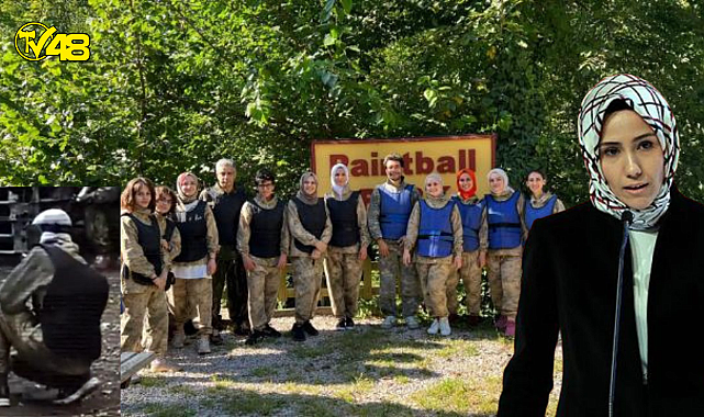 Sümeyye Erdoğan, KADEM'in Pikniğinde Paintball Oynadı