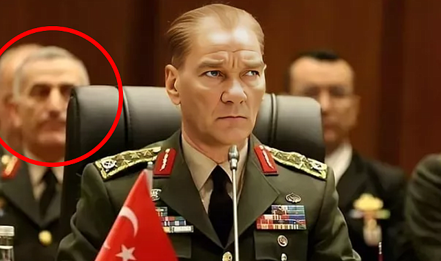 Atatürk'ün yapay zekayla yapılan fotoğrafında FETÖ izi