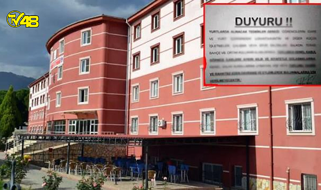 Aydın'da skandal! Kız yurduna asılan uyarı şoke etti! "Tahrik edecek kıyafetlere izin verilmeyecek"