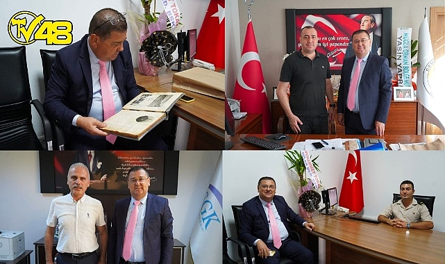 BAŞKAN TOKAT'TAN İLÇEMİZE ATANAN KURUM AMİRLERİNE ZİYARET