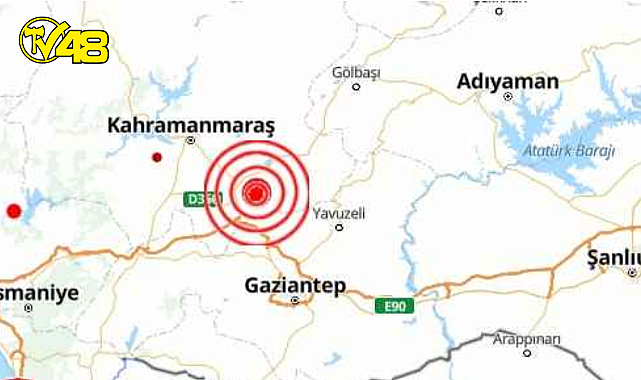 KAHRAMANMARAŞ'TA KORKUTAN DEPREM