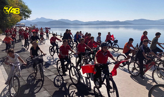 KÖYCEĞİZ'DE PEDALLAR 29 EKİM CUMHURİYET BAYRAMI İÇİN DÖNDÜ