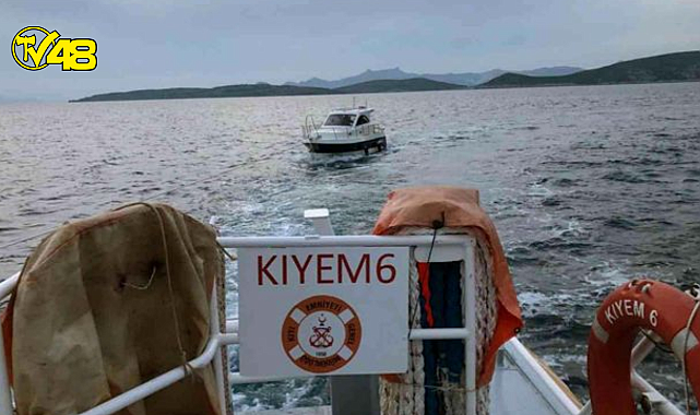 Bodrum'da arıza yapan tekne KIYEM ekiplerince kurtarıldı