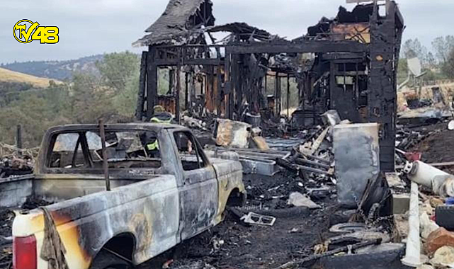 Kaliforniya'da meteorun isabet ettiği ev küle döndü