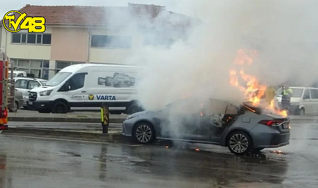 LPG'Lİ ARAÇ ALEV ALDI!