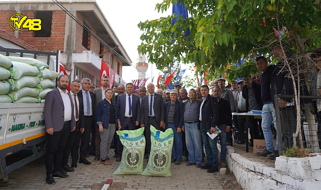 MİLAS BELEDİYESİ'NDEN ÜRETEN ÇİFTÇİLERE DESTEK