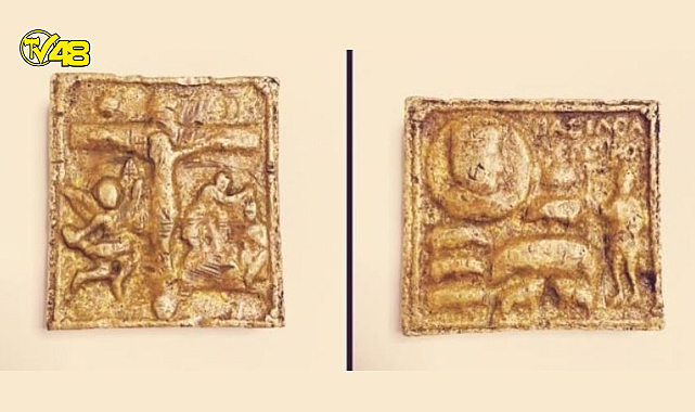 Milas'ta 560 gram ağırlığında altın tablet ele geçirildi