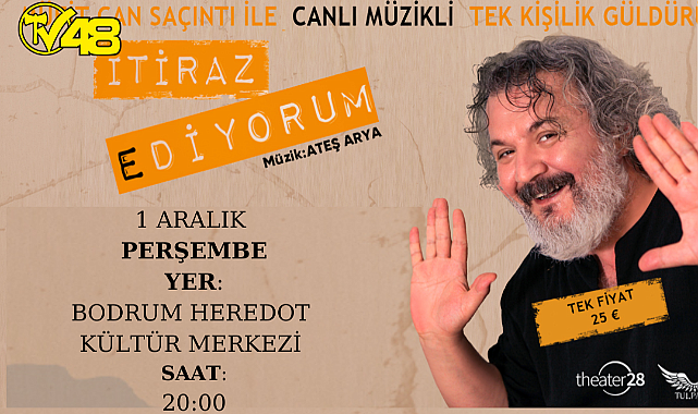 Müfit Can Saçıntı ''İtiraz Ediyorum'' Oyunu İle Tiyatro Severlerle Buluşuyor