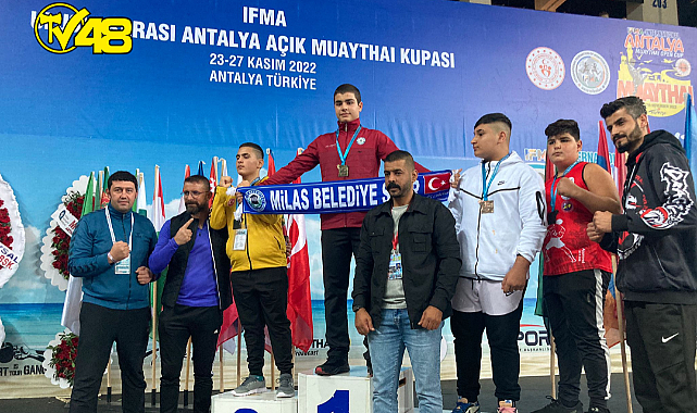 TÜRKİYE MUAYTHAİ FEDERASYON İFMA AVRUPA  KUPASINDA MİLAS'LI SERGEN DONKA  ŞAMPİYON OLDU