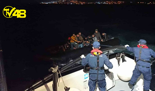 Bodrum'da 126 düzensiz göçmen Sahil Güvenlik ekiplerince yakalandı