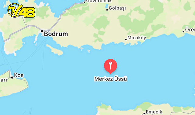 Bodrum'da Korkutan Deprem