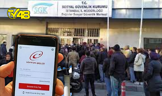 SGK önünde oluşan EYT kuyruğuna bakanlıktan müdahale geldi! Başvuru için e-Devlet'i önerdiler