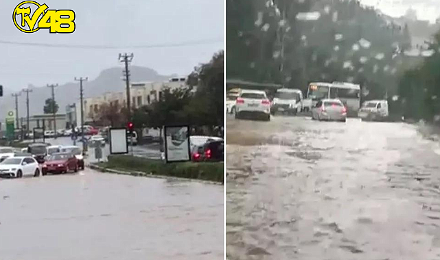 BODRUM'DA  AŞIRI YAĞIŞLAR HAYATI OLUMSUZ ETKİLEDİ