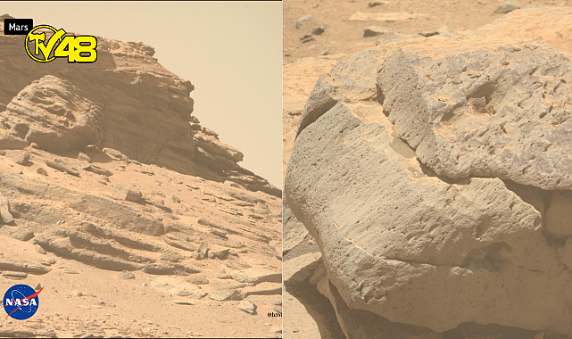 Mars'tan yeni fotoğraflar geldi...