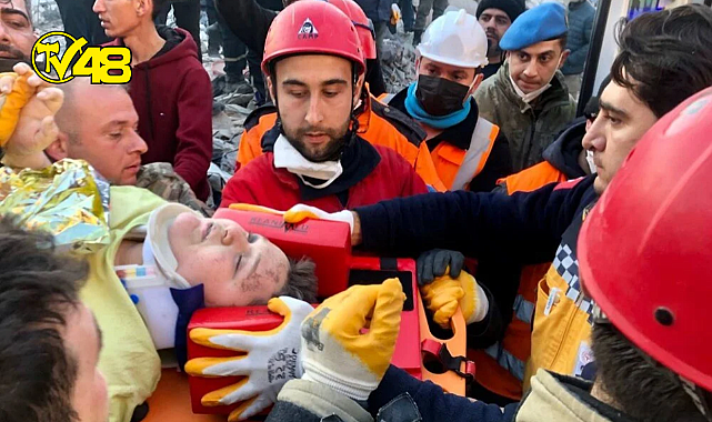 Hatay'dan 182'nci saatte sevindiren haber: 13 yaşındaki Kaan sağ çıkarıldı