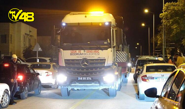 Bodrum Belediyesi'nden Deprem Bölgesine Yardım