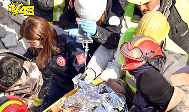 Hatay'da enkaz altından 201 saat sonra 26 yaşında bir kadın kurtarıldı
