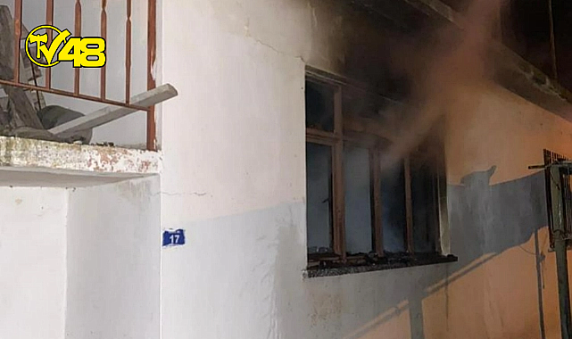 MARMARİS'TE YANGINDA BİR KİŞİ ÖLDÜ