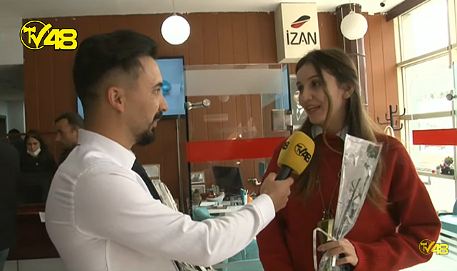 8 Mart Kadınlar Gününe Özel TV48 Ekibi İzan Hastanesi'ndeki kadın doktor ve hemşirelerin gününü kutlayıp çiçek dağıttı