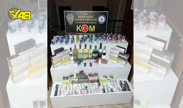 Fethiye'de KOM ekipleri kaçakçılığa geçit vermedi