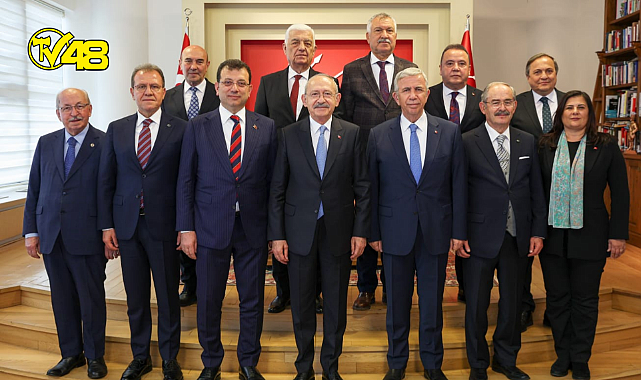 Büyükşehir Belediye Başkanları CHP Genel Başkanı Kemal Kılıçdaroğlu'na destek için Ankara'da buluştu