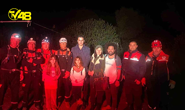 Datça'da Arazide kaybolan 2'si çocuk 4 İngiliz vatandaş kurtarıldı!